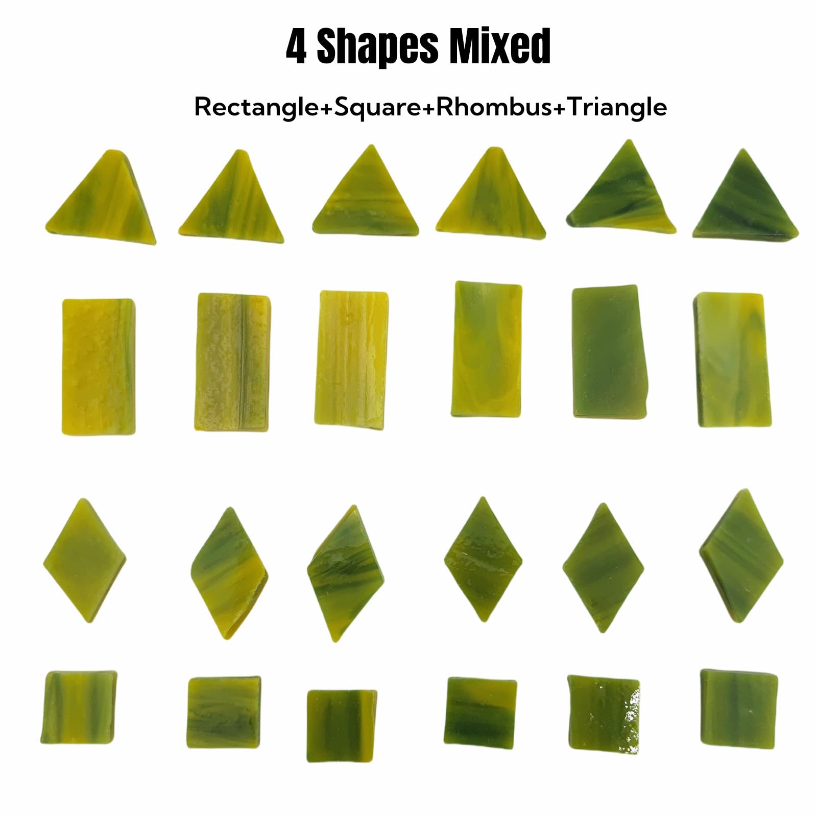 200g Stained Glass Mosaic Tiles - Image 2
