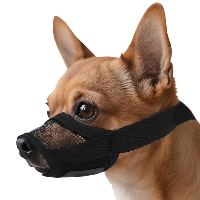 Focinheira de Nylon com Tela Respirável para Cães Pequenos BOXOB, M21037, 1 Unidade