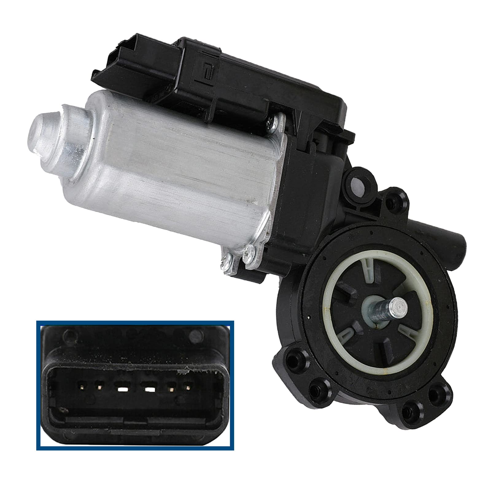 Partsline Mécanisme avec Moteur et Temic de Lève-Vitre Électrique Avant Gauche (côté conducteur) Version CONFORT compatible avec Modus/Grand Modus (2004-2012) - 8200335242 8200748377