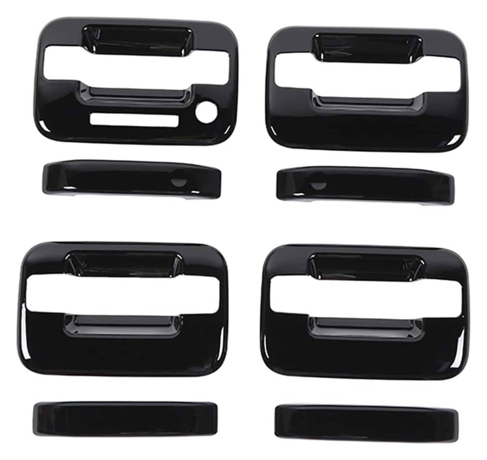 QWQTHGS Car Exterior Door Handle Cap for F150 for Raptor 2009-2014 Car Exterior Door Handle Decoration Cover Stickers Accessories(3)