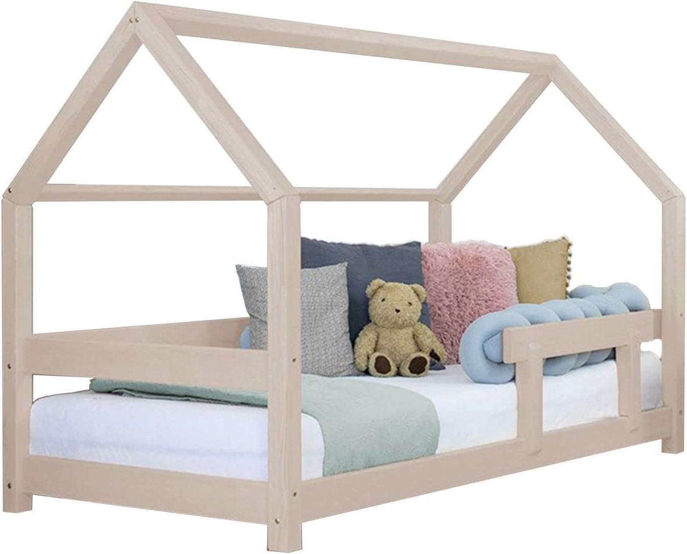 Benlemi Cama cabaña Infantil TERY 140 x 200 Beige