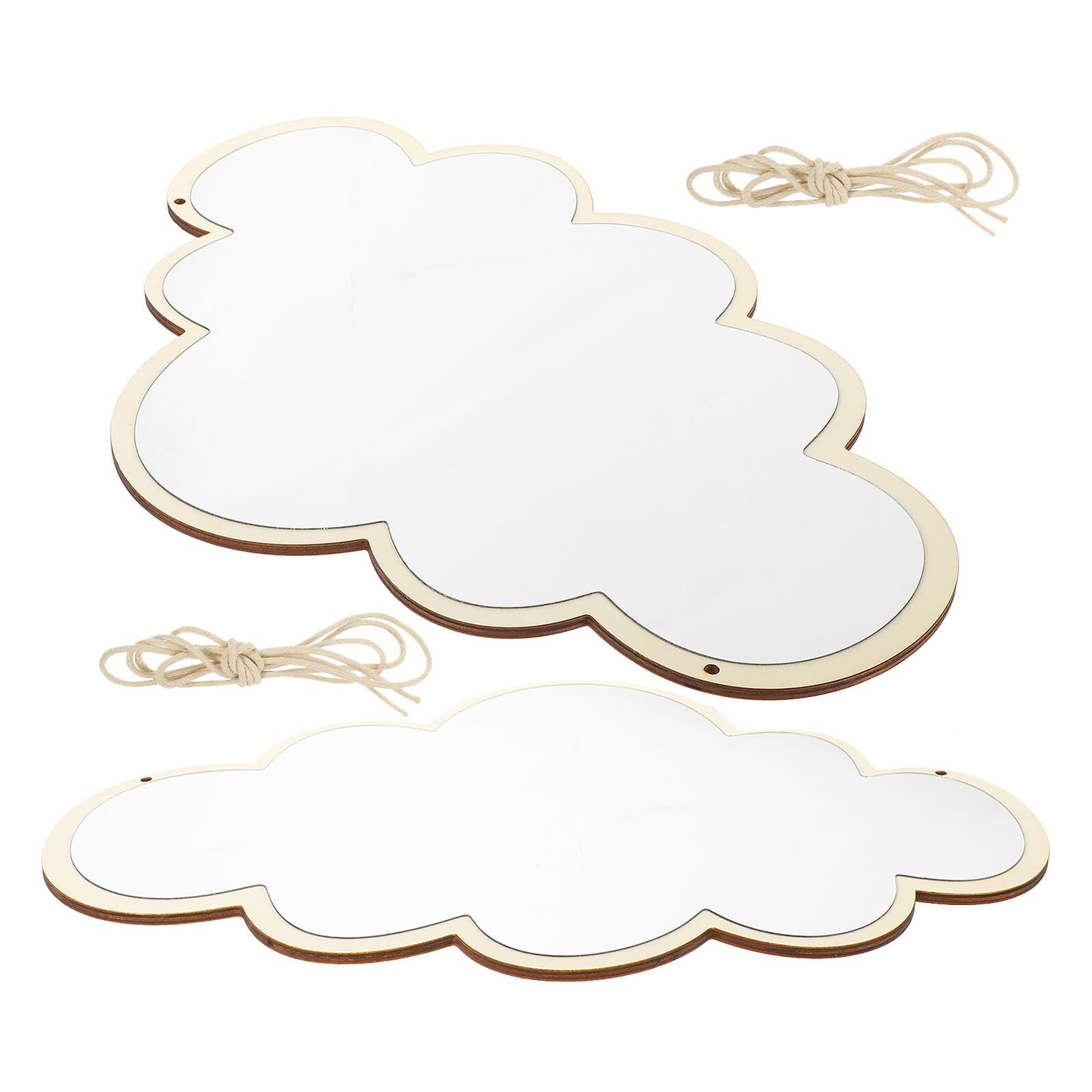 Miroir nuage incassable lot de 2 idée cadeau déco chambre bébé et enfant