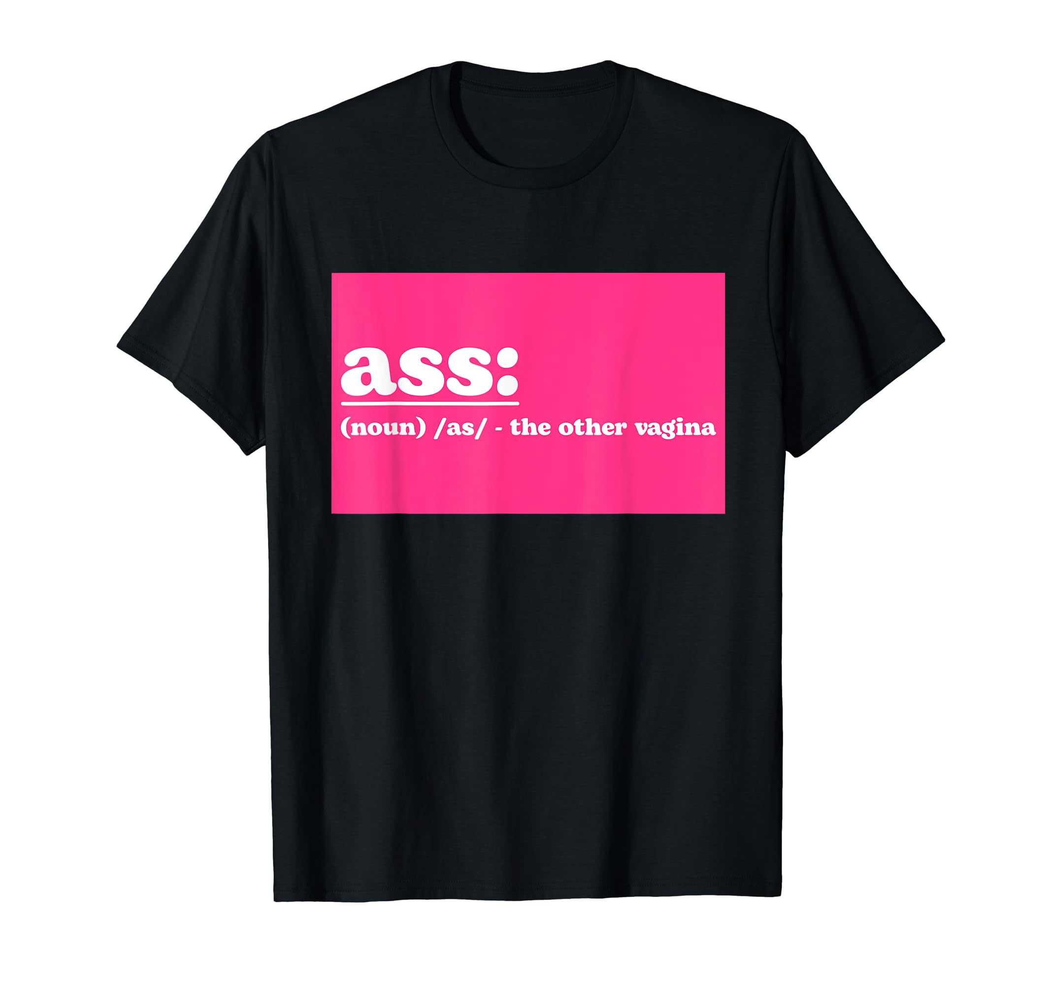 naun fake  pussy Ass Noun As The Other Vagina Pink Design T-Shirt : Clothing, Shoes &  Jewelry - Amazon.com