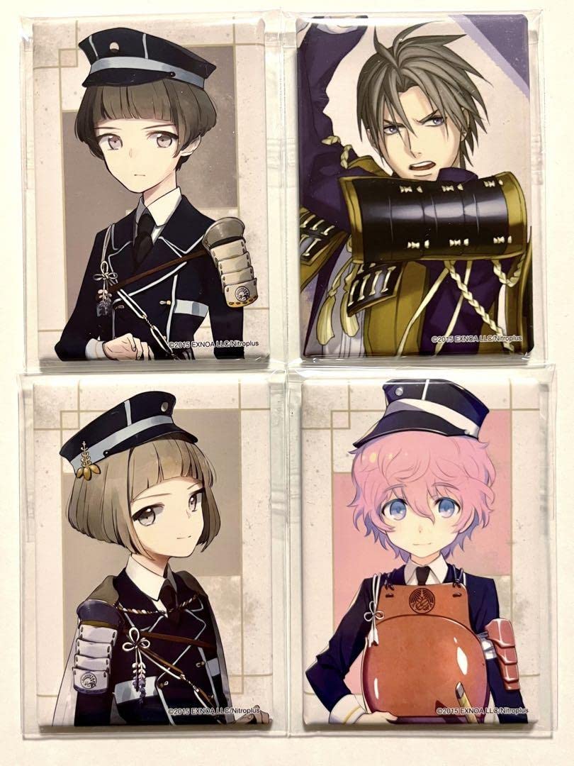 Amazon.co.jp: 刀剣乱舞 スクエア缶バッジ へし切長谷部 秋田藤四郎