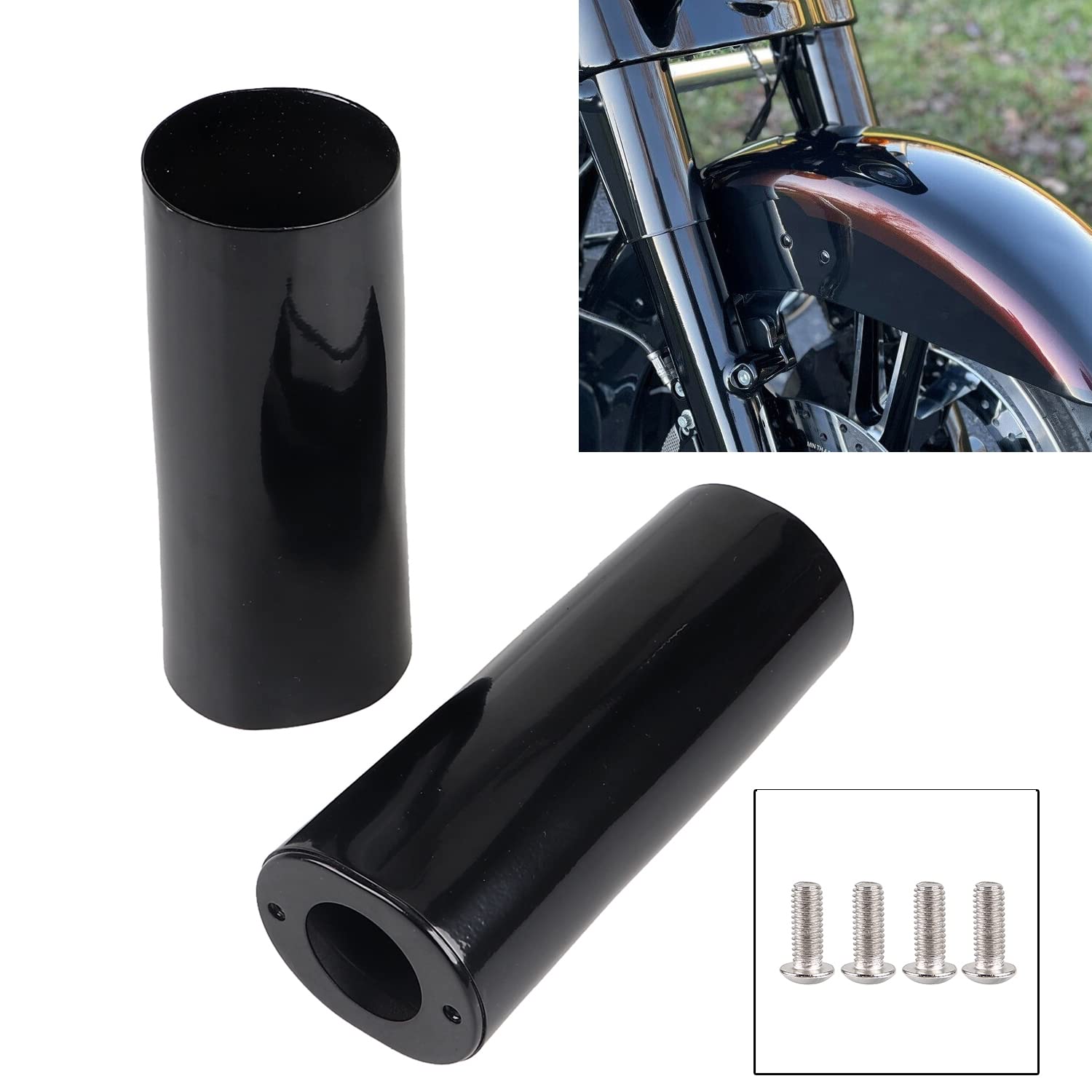 ハーレーダビットソン　Harley-Davidson 純正フロントフォークカバー ハーレーダビットソン Harley-Davidson 純正フロントフォークカバー