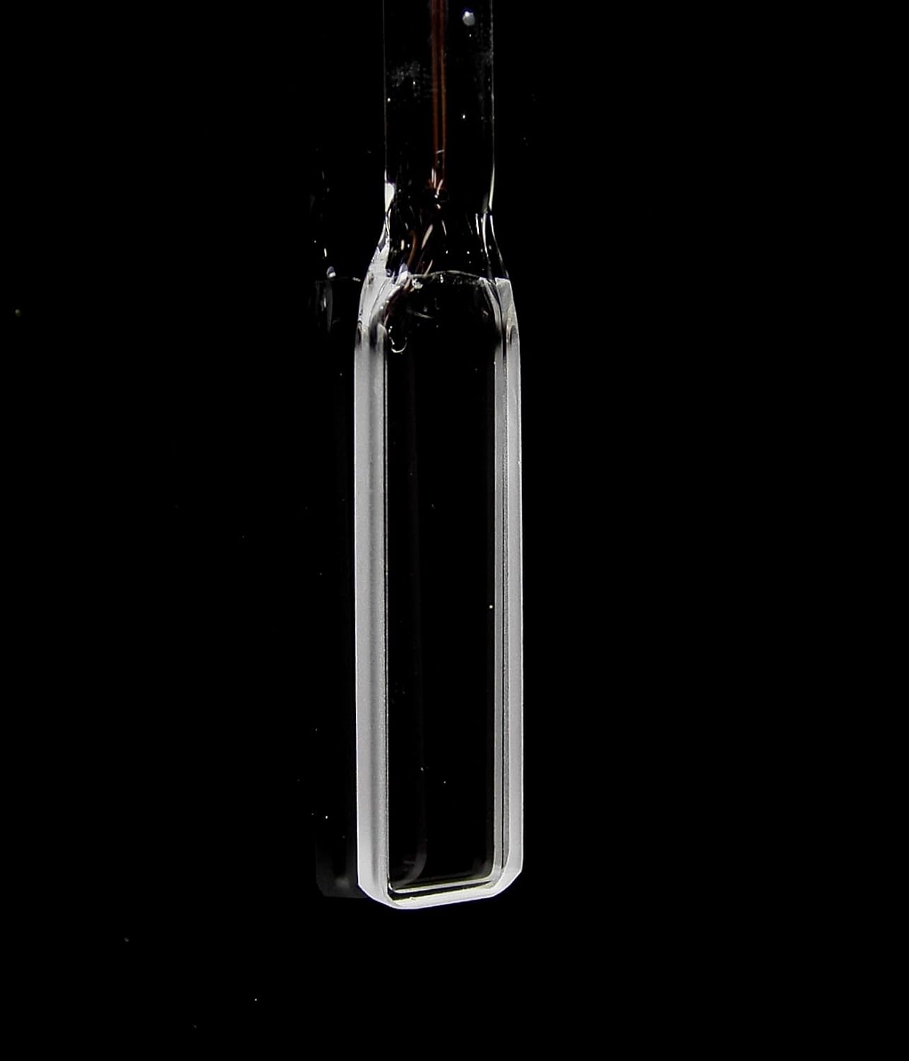 Customized Quartz Cuvette with Quartz to Glass Graded Seal Tube,Cell Cuvette,1mm