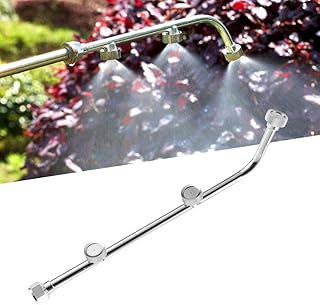 KUIDAMOS Irrigador agrícola, bico de pulverização de aço inodoro, ferramenta de irrigação com bom efeito de atomização para pulverização e névoa agrícola