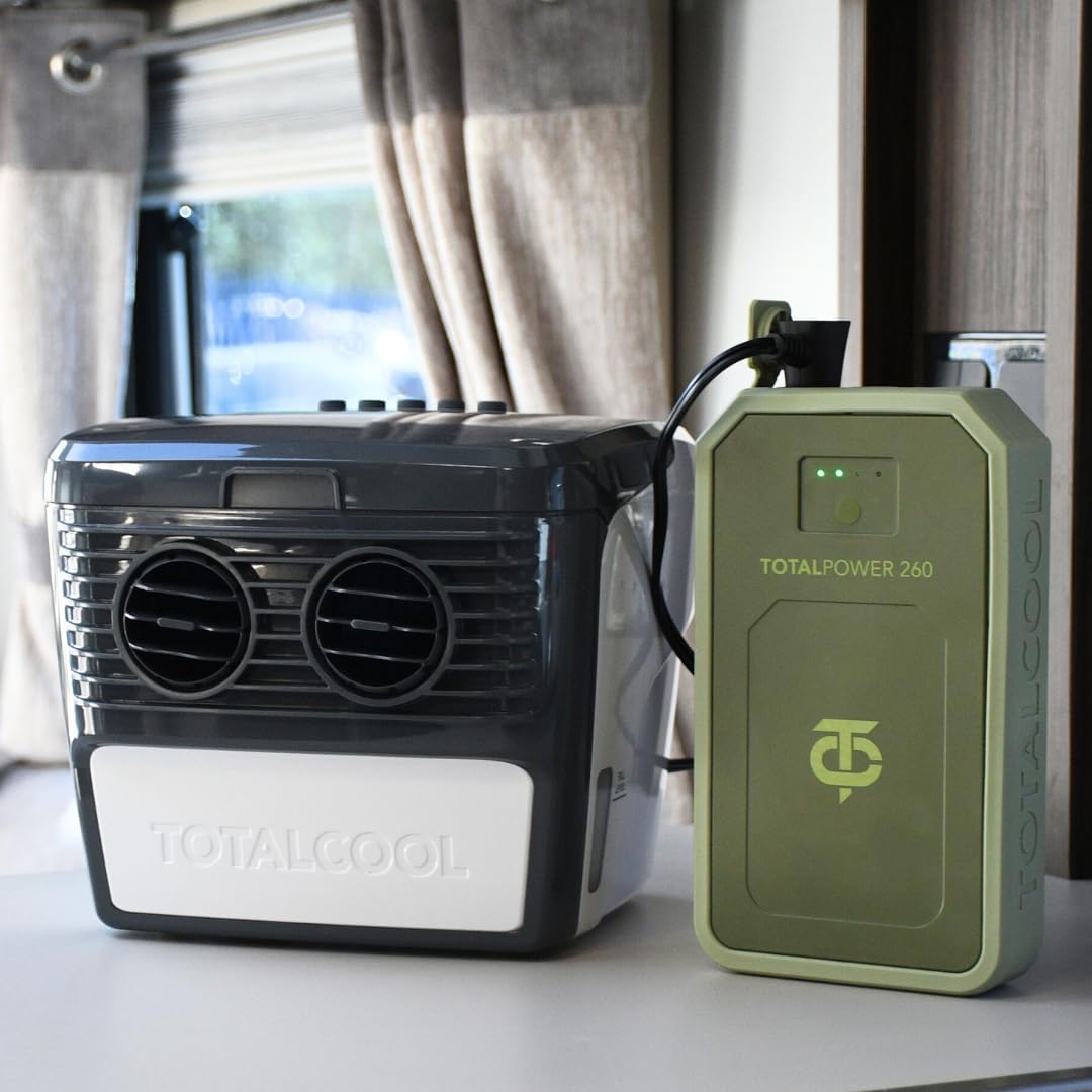 posterior view of Totalcool 3000 showing the fan grille