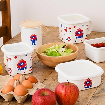 Amazon｜EXPO 2025 ミャクミャク ホーローキューブストッカー・S