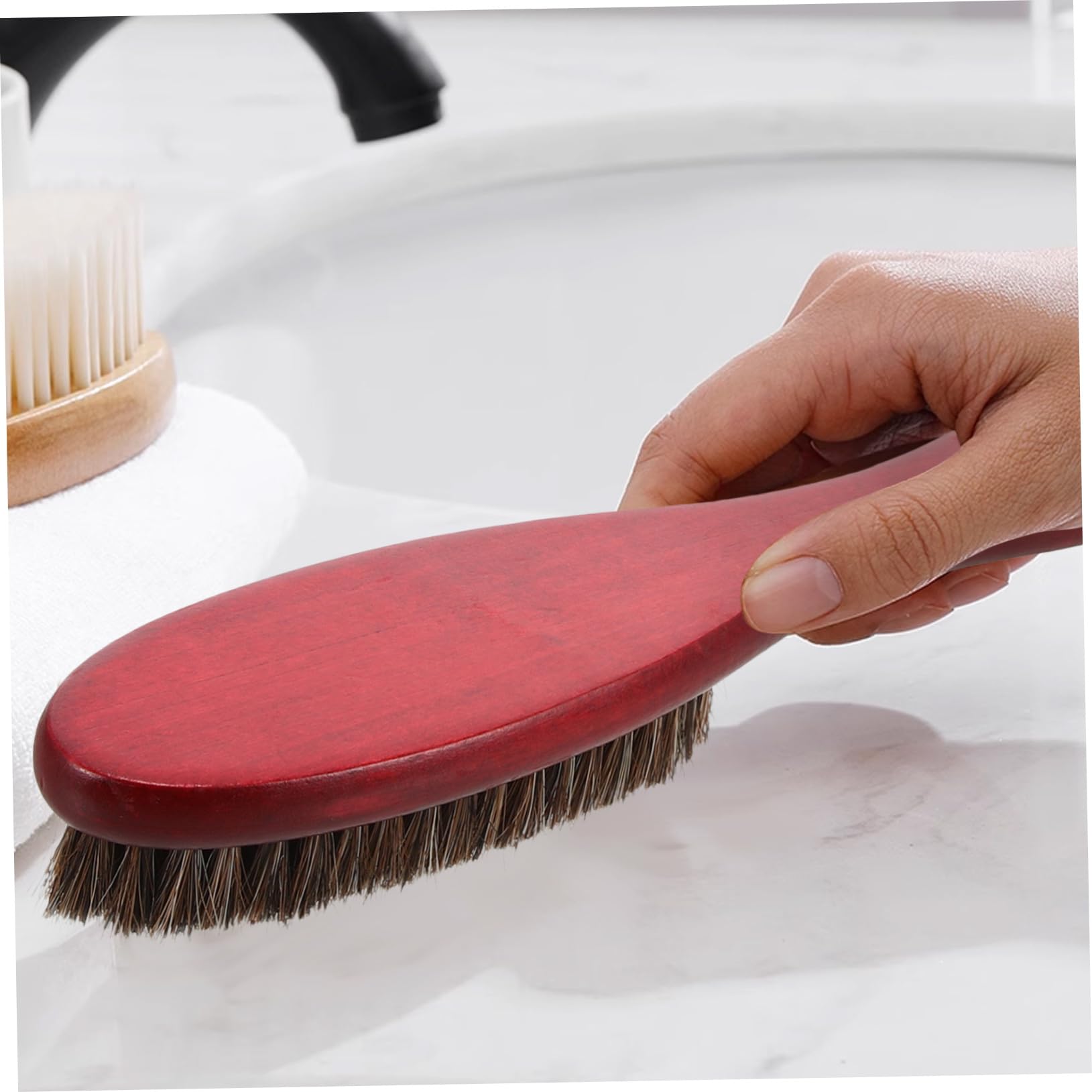 GALPADA 5 Piezas Cepillo para los Zapatos Cepillo para lechada Interior Rodillos Limpiador de Cepillo eléctrico Cepillo Multifuncional cepillos portátiles para Zapatos de Madera