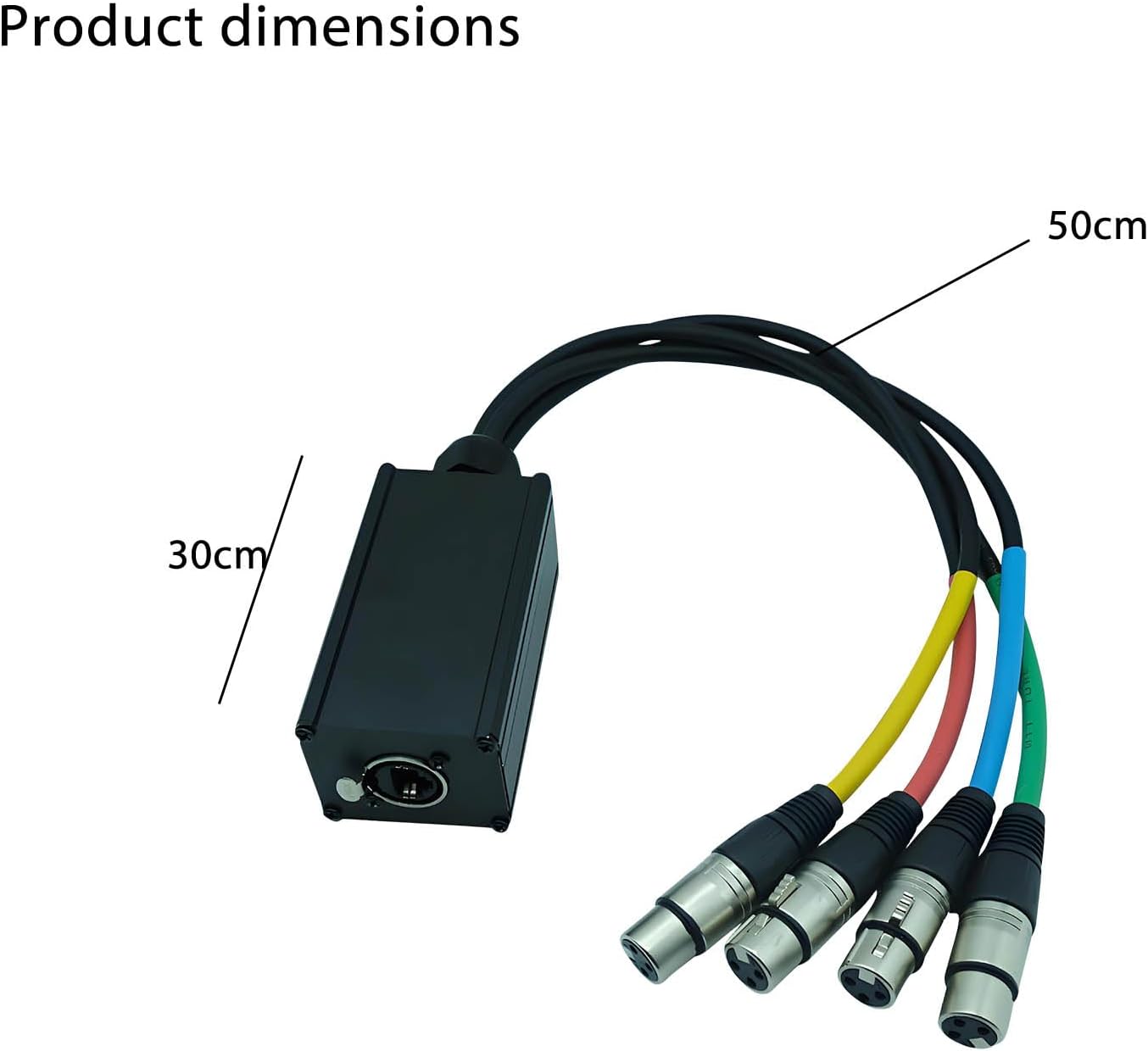 ステージサウンドシステム用 4チャンネル XLRメス マルチネットワークレシーバーエクステンダー、3ピンイーサネット