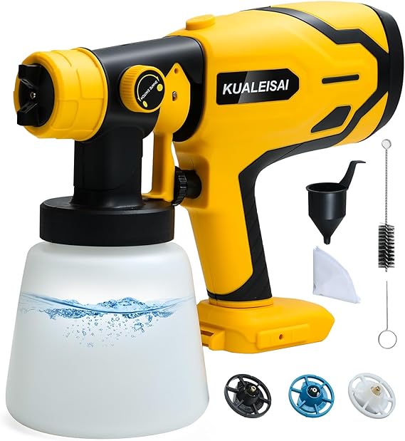 Cordless Paint Sprayer for DeWo1t 20V Max Battery (Battery