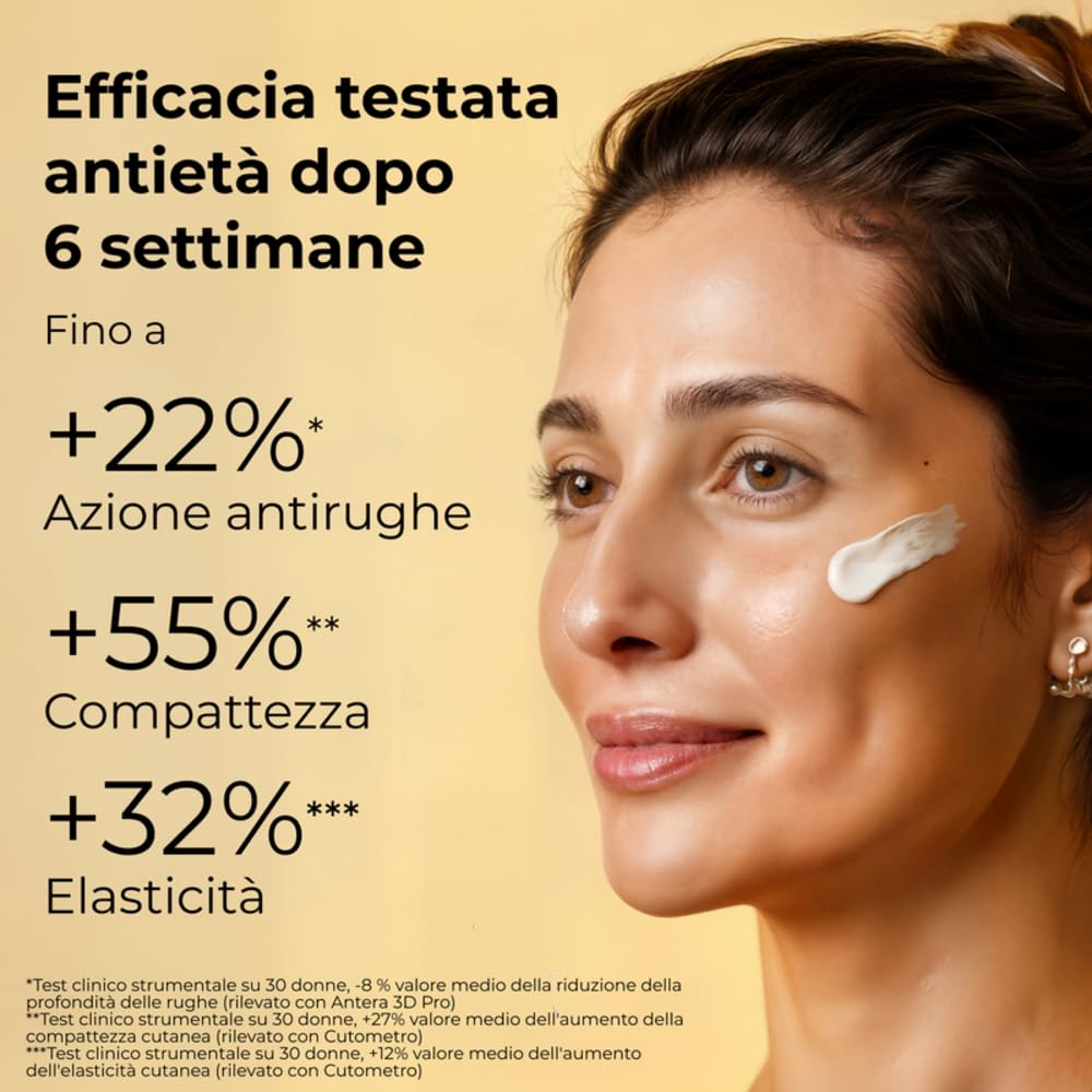 Bottega Verde - Pistilli di Zafferano, La Crema Oro, Ricarica Crema Viso Giorno e Notte, 50 ml, Trattamento Antirughe e Antietà Globale con Zafferano Iperfermentato e Ceramidi, Tutti i Tipi di Pelle