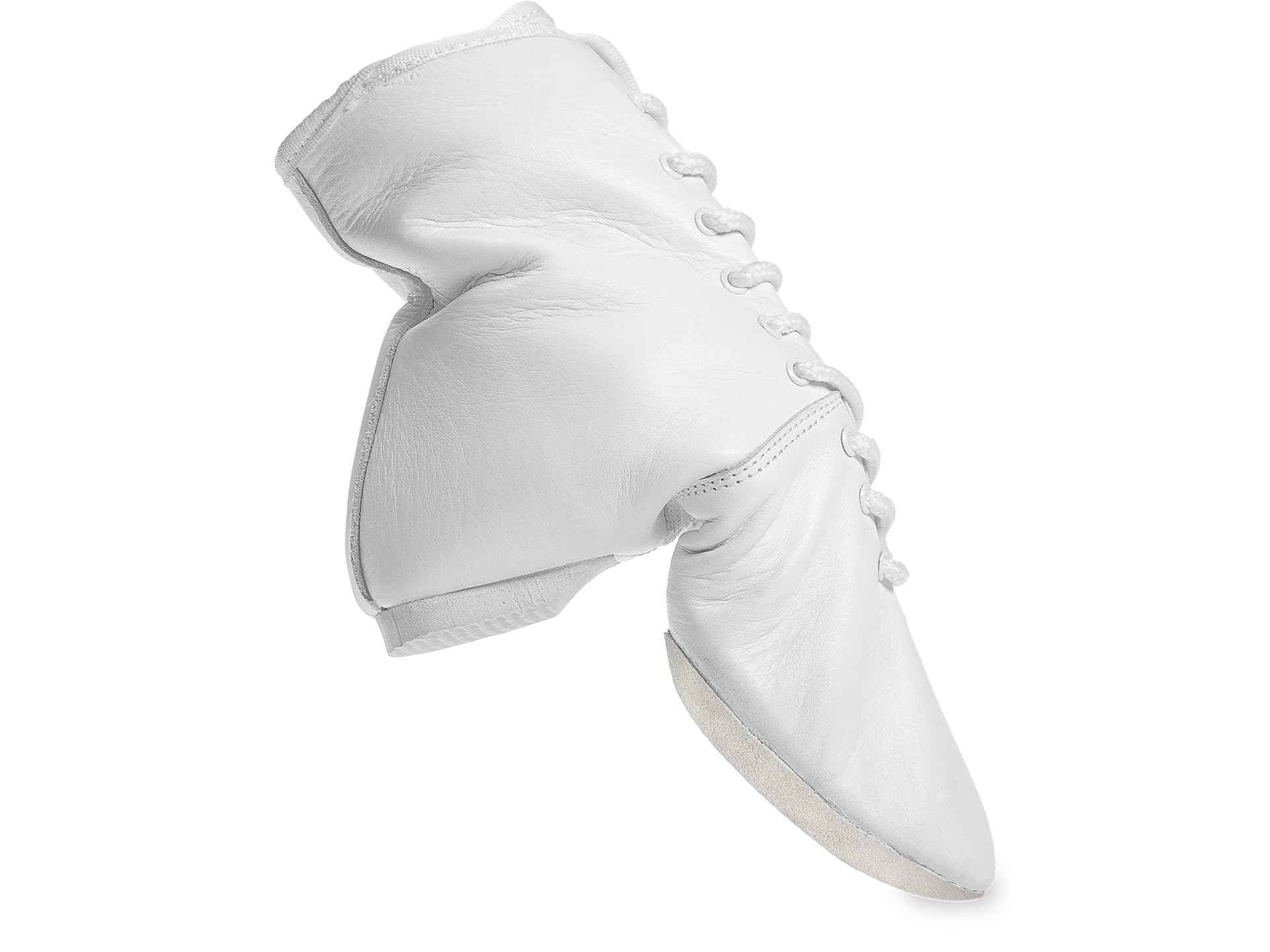 Diamant Mittelhoher Gardestiefel 9-Loch in Leder mit geteilter Ledersohle und 10mm Absatz
