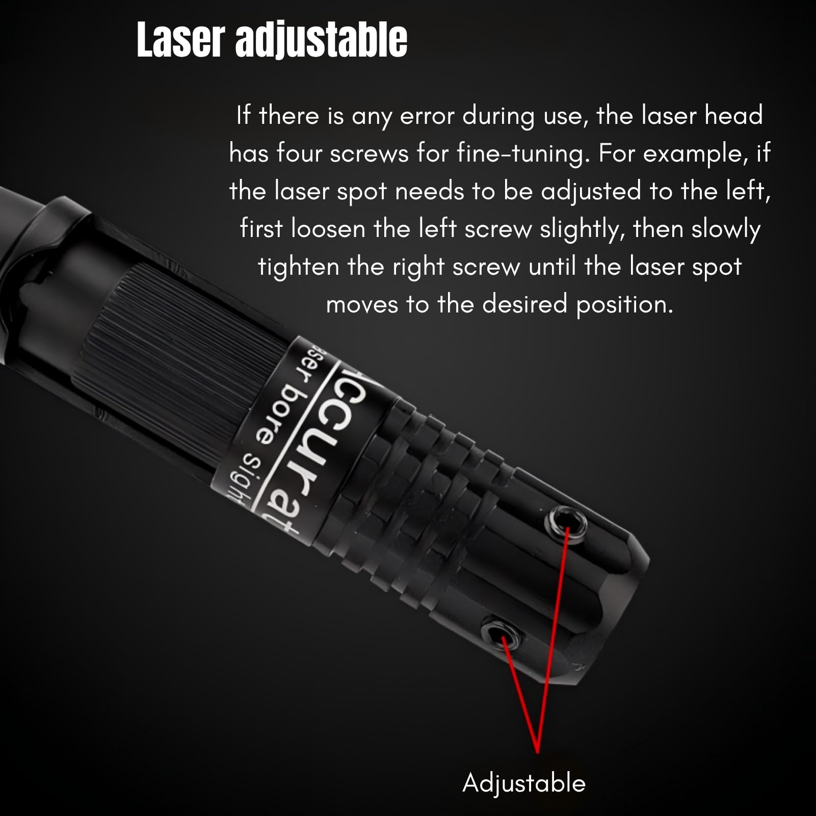 Bore Sighter, .22~.50 Laser Bore Sighter Kit Visierkartusche Boresight Kollimator Zielverfolgungswerkzeug Aluminiumlegierung für horizontale Kalibrierung