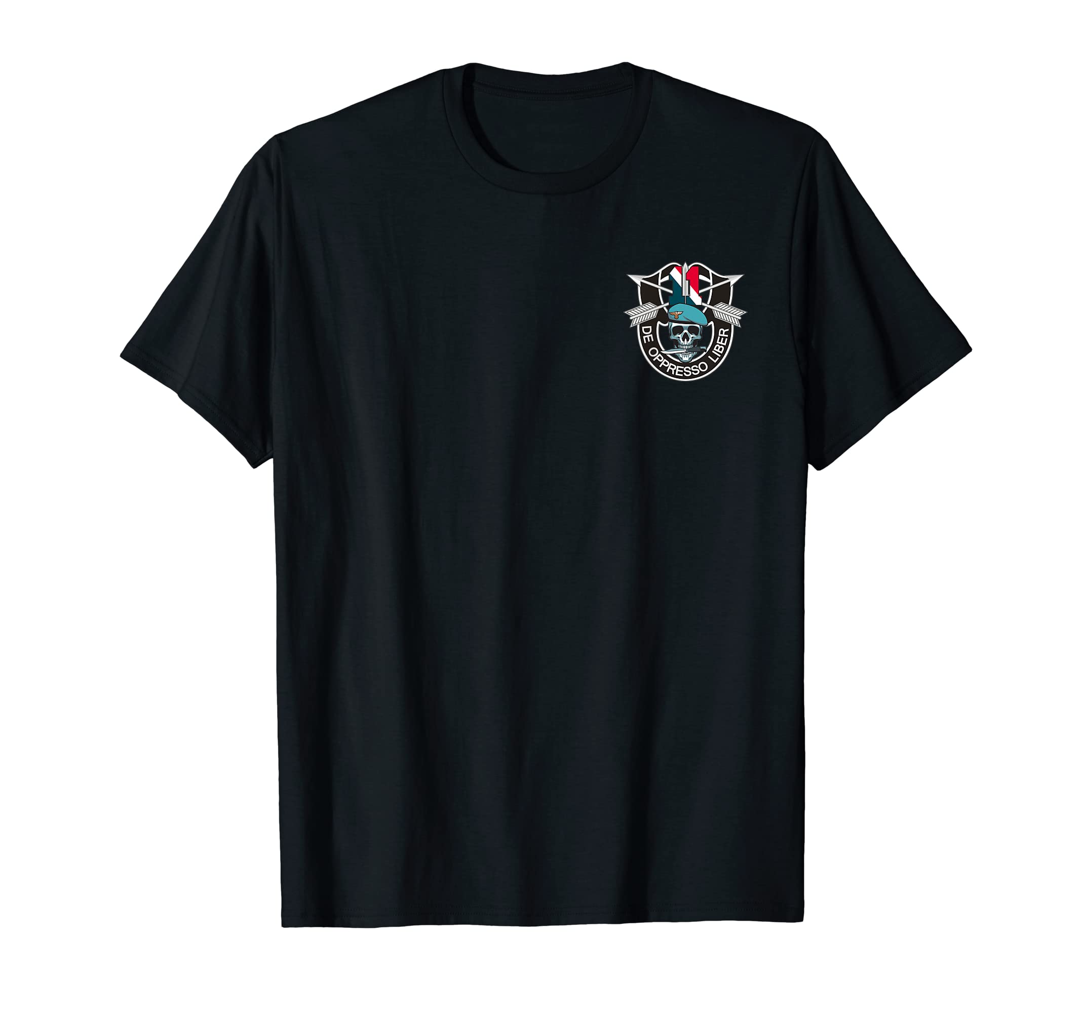 Proud 11th Special Forces Group T-Shirt Gifts Men11th Special Forces Group 11th SFG Shirt - De Oppresso Liber T-ShirtOEKO-TEX STANDARD 100