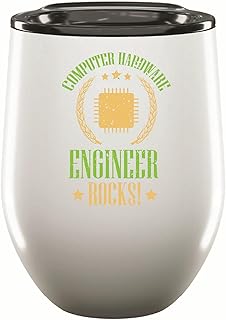 Gifts for Computer Engineers Hardware Technician Programmer Software Coder 12oz Wine Tumbler Cup