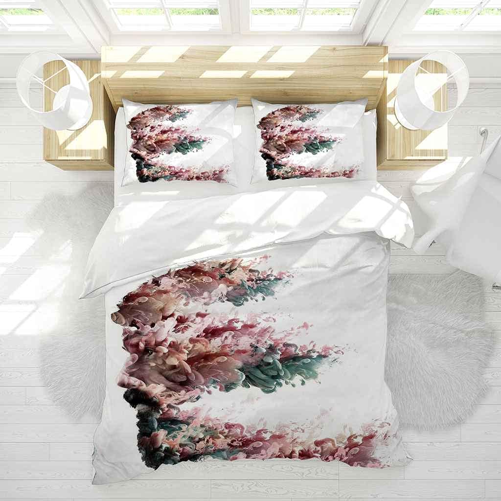 掛け布団カバー 3点セット メダリオン柄 Laetitia/Taupe(トープ)