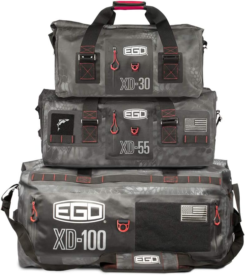 EGO Kryptek TPU Tactical Dry Bag, Fishing Backpack with Camo Tech, Waterproof with Welded Seams, Resistant Coating, 3 Sizes Available : Sports & Outdoors