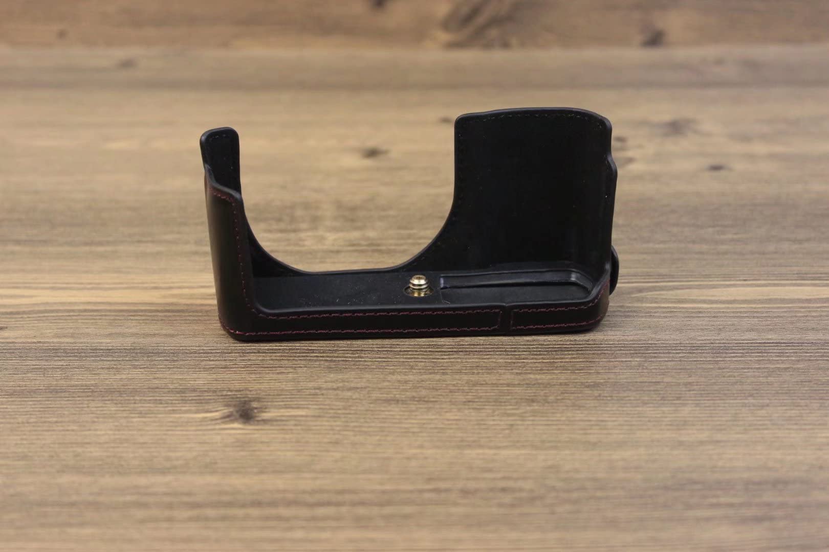 C-Lux Case, Zakao Étui en cuir PU avec ouverture par le bas pour appareil photo Leica C-Lux, Noir , Trousse de beauté