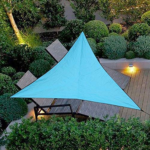 Voile d'ombrage triangle bleu bâche de protection haut de gamme - 6