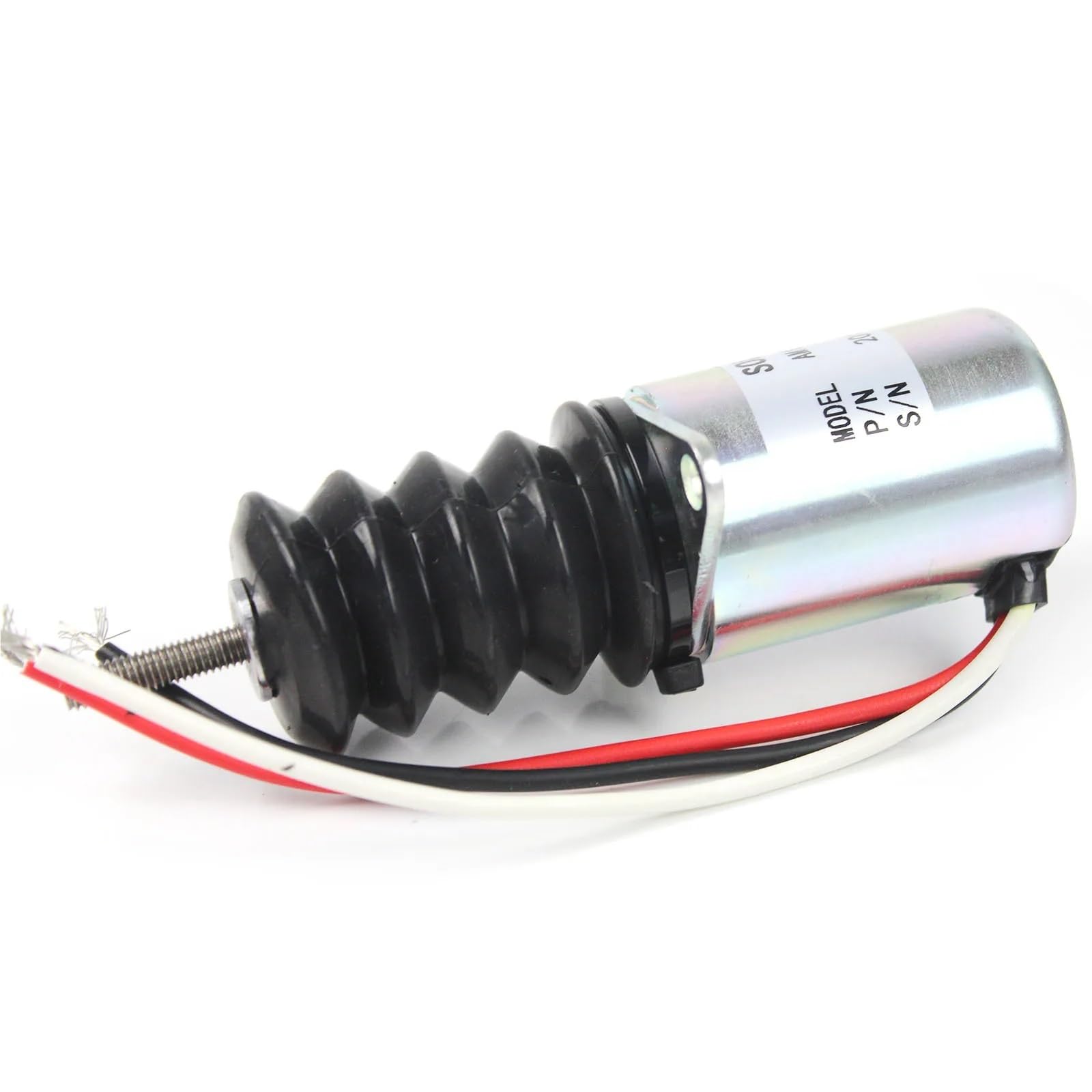 Solenoide de corte de combustible Solenoide de corte de combustible de 12 V AM124379 AM103337, compatible con cortacésped John Deere 415, 455, F915, F925 y F935.