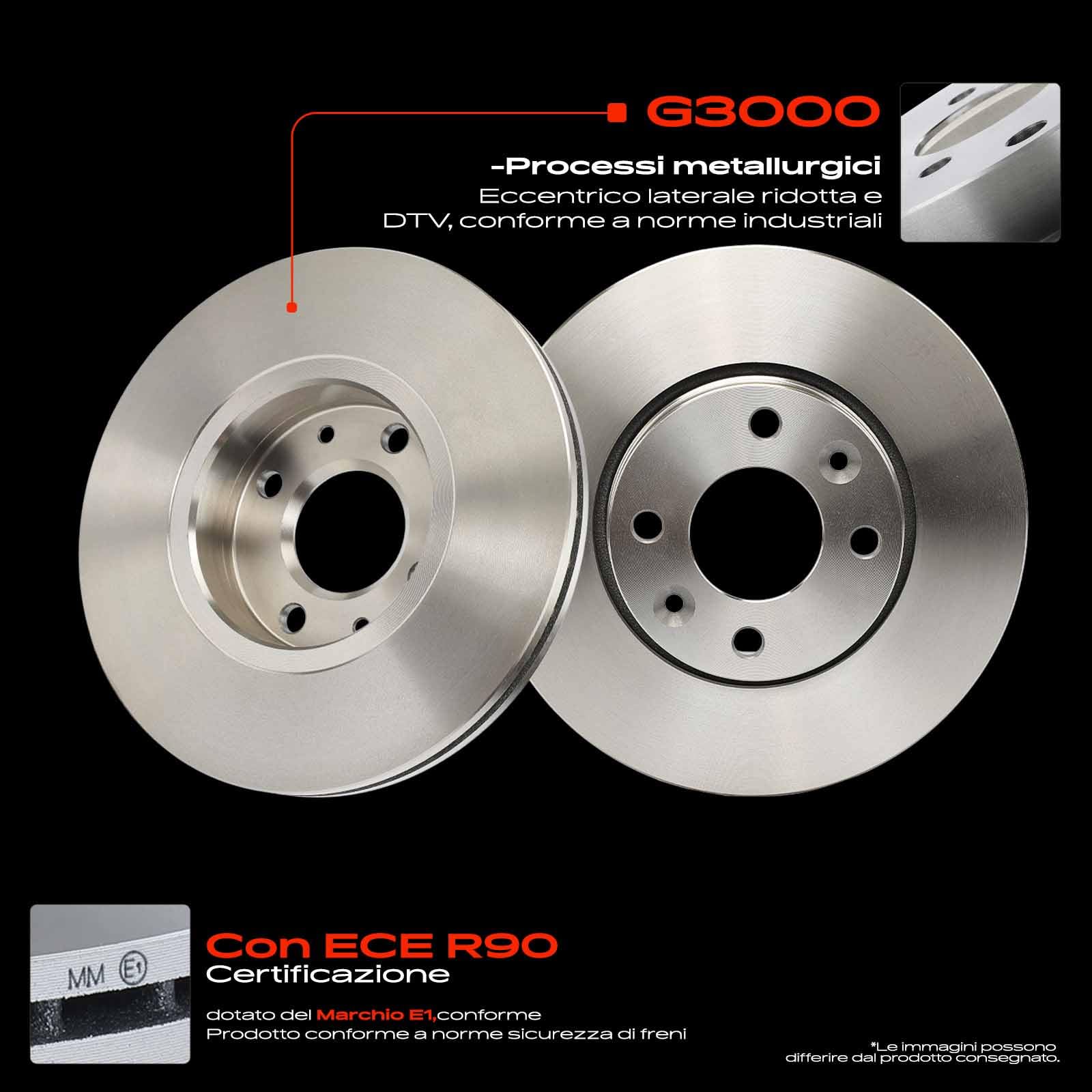 Frankberg 2 dischi freno anteriori ventilati ⌀258mm 402067016R