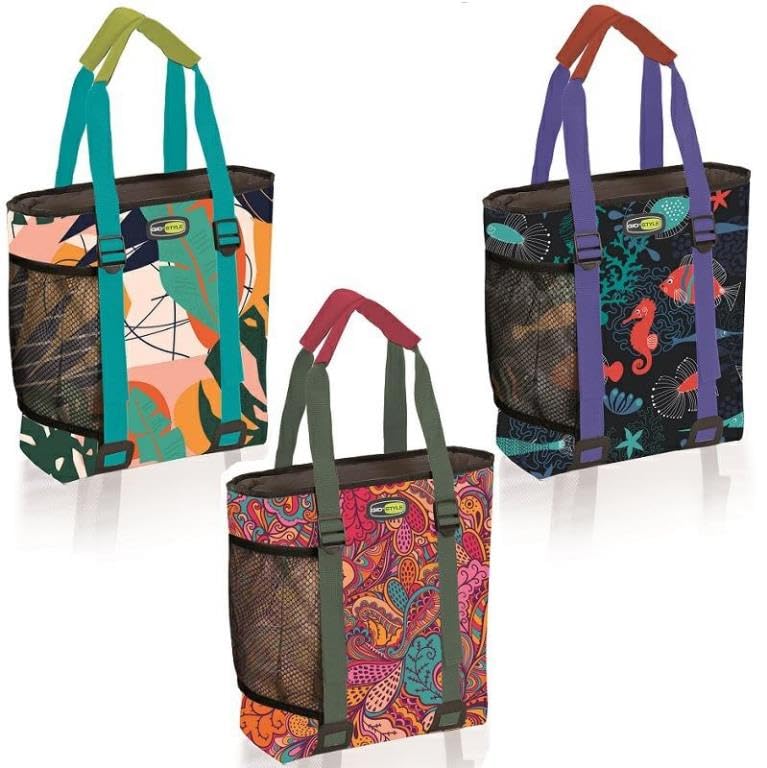 Borsa Termica Boxy+ | 18L | Manici Robusti | Isolamento ad Alta Densità | Decori Assortiti