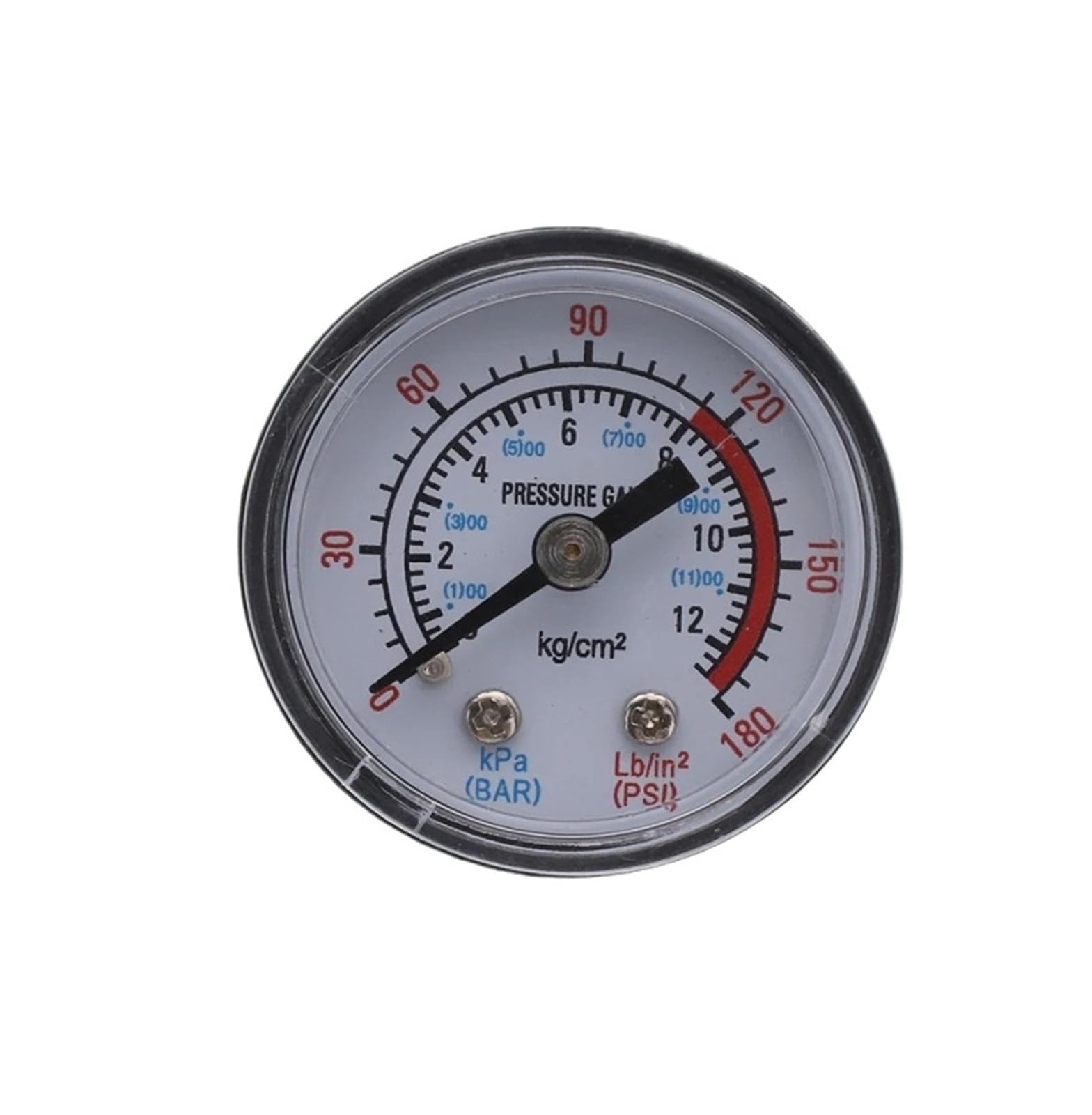 1pc Y40/Y50 Manometro 0-180PSI GasAcqua Carburante Liquidi Misuratore di Pressione Manometro Monitoraggio Accurato Della Pressione for Il Compressore D'aria(C)
