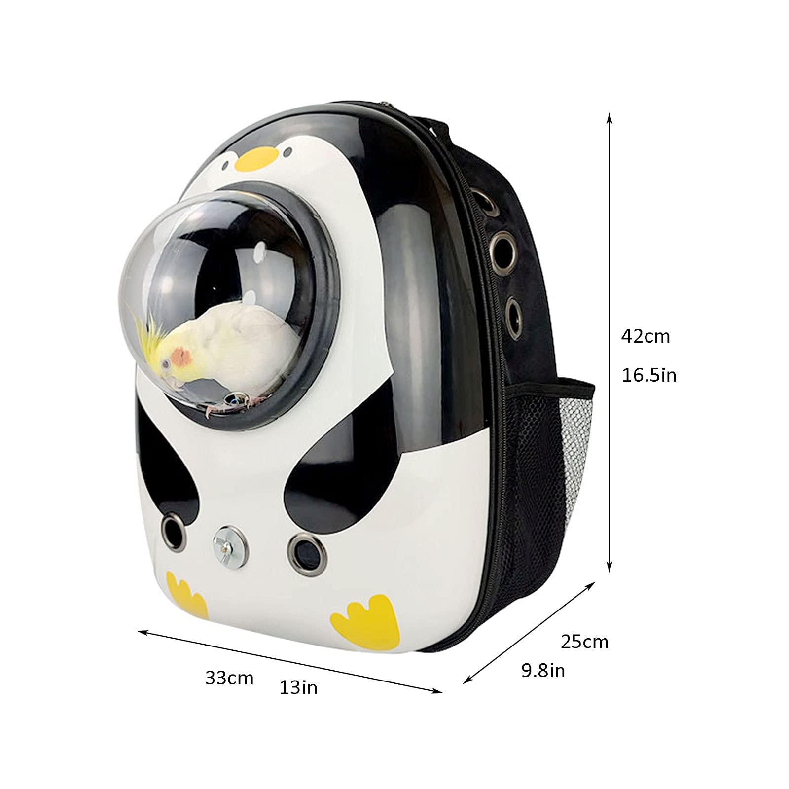 Zaino per animali domestici con ruote, design a capsula spaziale, finestra panoramica trasparente, resistente e confortevole per gatti, ideale per viaggi e avventure