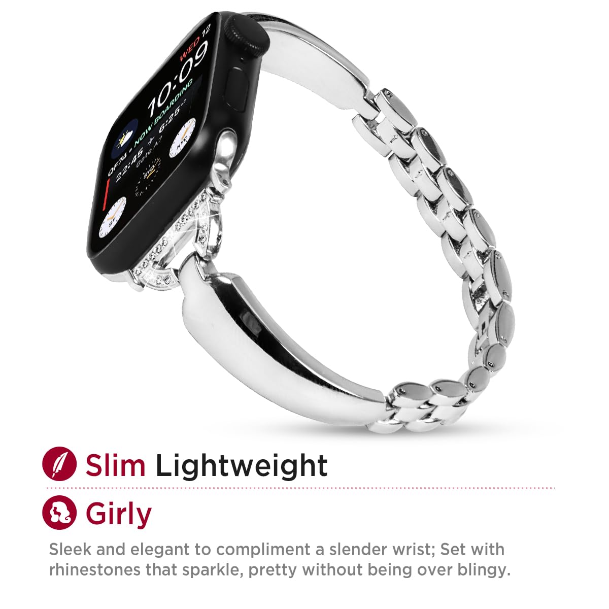 Miimall Metal Band for Apple Watch Series 10 9 8 7 6 5 4 3 2 1 SE 2/1 Ultra 2/1 - Image 4