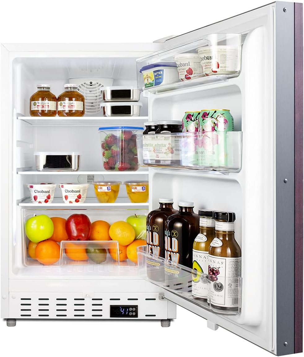 Summit 21" Refrigerator, Built-In Undercounter Fridge, 3.53 cu.ft. Capacity, ADA Compliant, Panel Ready*- ALR46WIF *Panel not included