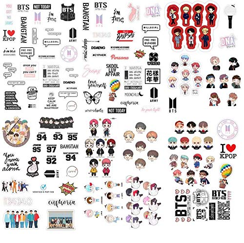 Kpop Merch Bts Sticker Collection Pack Of 6 Amazon In Office Products Kpop Merch Bts Sticker Collection Pack Of 6 Amazon In Office Products