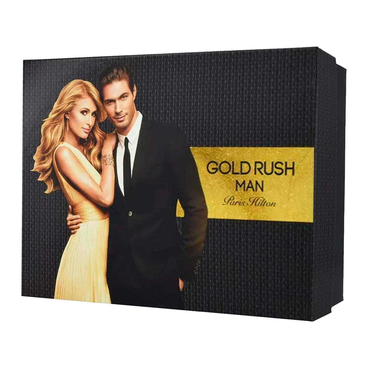 Gold Paris Hilton Gold Rush Man Men 3.4oz EDT Spray, 0.5oz EDT Spray, 3.0oz Hair Body Wash, 2.75oz Alcohol Free Deodorant Stick 4 Pc Gift Set , I0082720 - Image 3