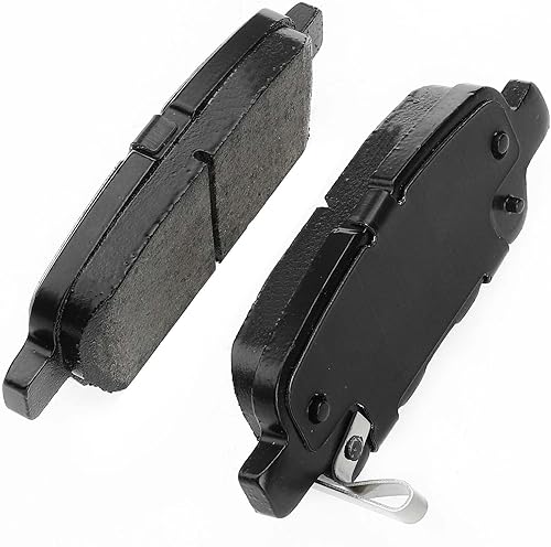 Miniatura 6 de A-Premium Juego de pastillas de freno de disco de cerámica delanteras y traseras compatibles con modelos seleccionados de Nissan e Infiniti - G37