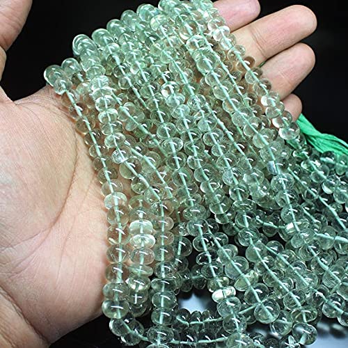 Améthyste verte naturelle en perles pour créer vos propres bijoux d'été légers