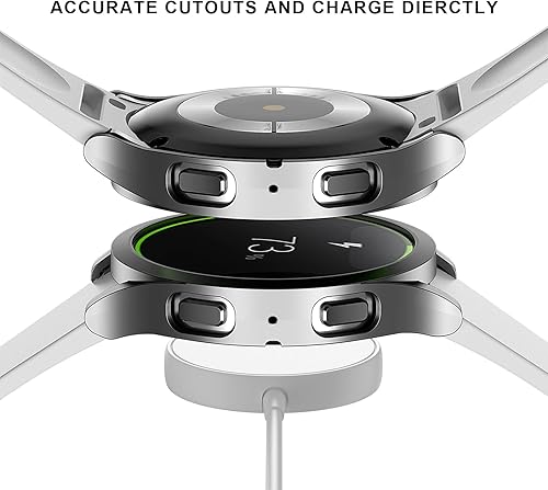 Miniatura 9 de Haojavo - Paquete de 4 fundas protectoras de pantalla para Samsung Galaxy Watch 4 de 1.575 pulgadas (1.575 in), funda protectora de policarbonato