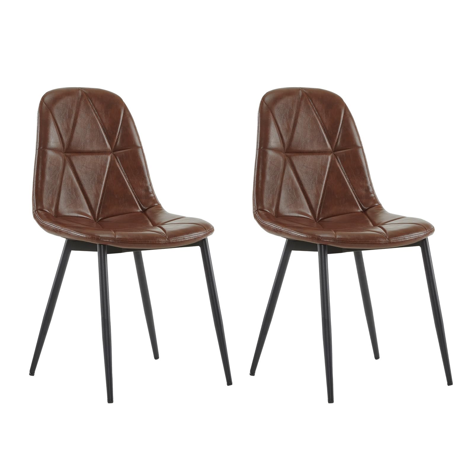 Lestarain Esszimmerstühle mit Rückenlehne, für Esszimmer Küche Wohnzimmer, Küchenstühle gepolstert mit Samtbezug, aus Metall, ergonomisches Design