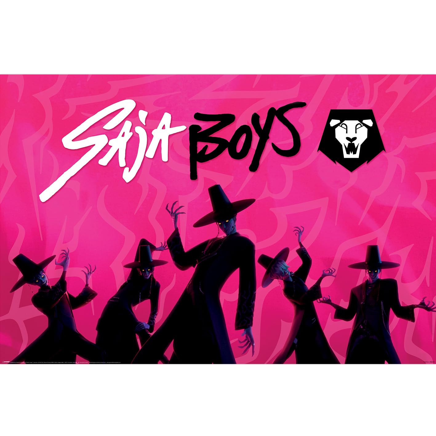 Poster K-POP Demon Hunter - Format 91,5x61 Cm - Impression Haute Qualité Sans Cadre - Déco Murale Anime