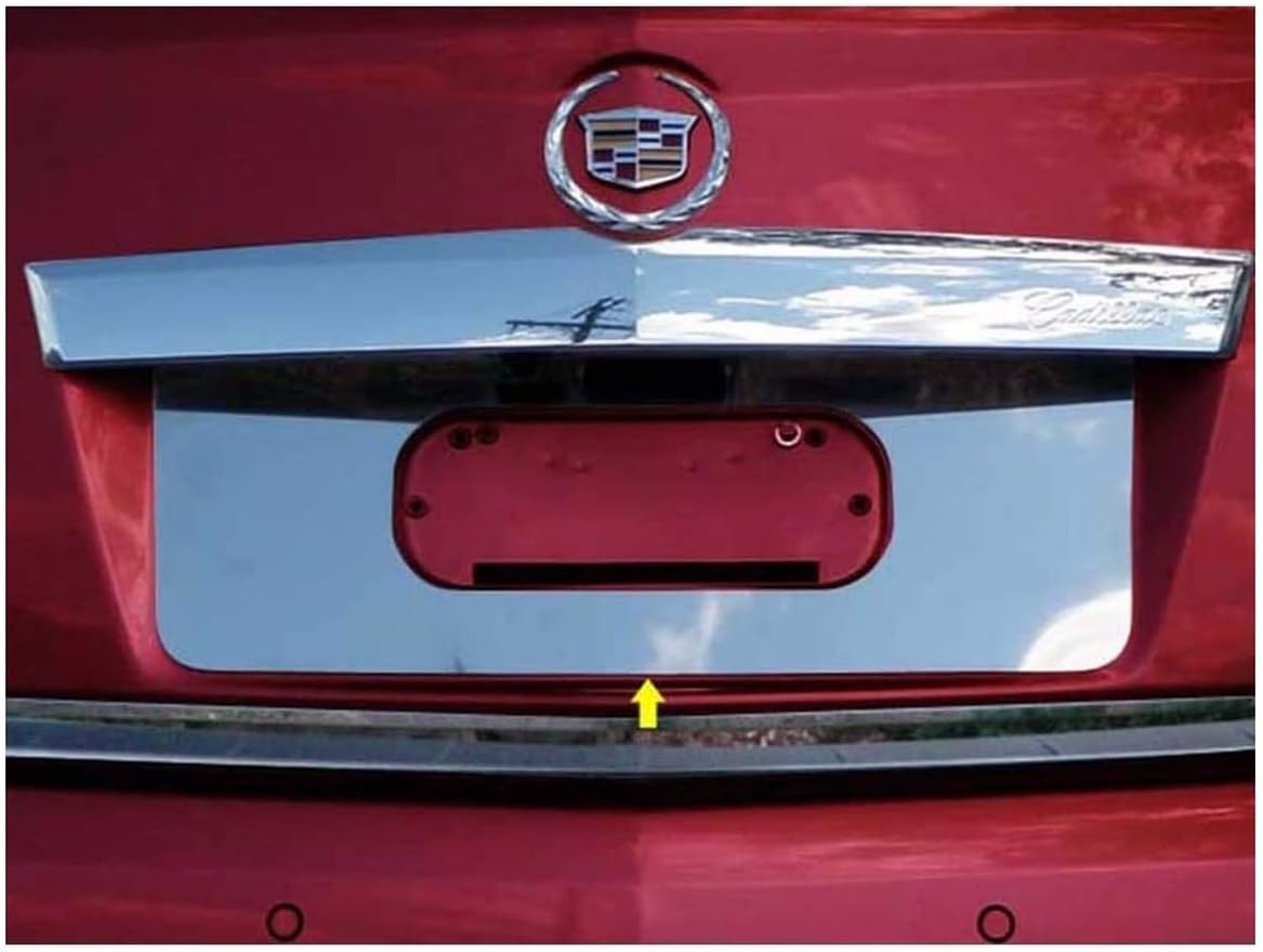 QAA Part LP50260 is a 1 Piece Stainless Steel License Plate Bezel That is Compatible with The Cadillac SRX 2010-2016