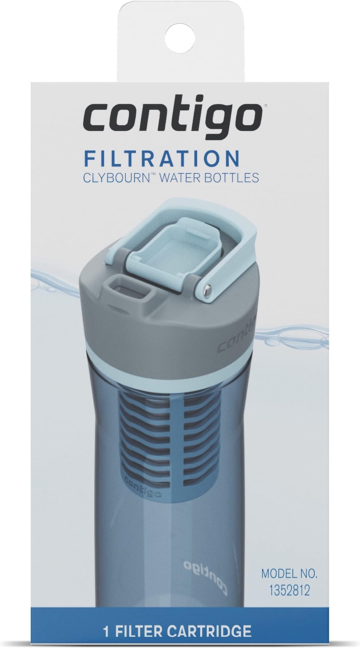 Contigo Replacement Filter for Clybourn FreeFlow Filter Water Bottle with AUTOSEAL Lid