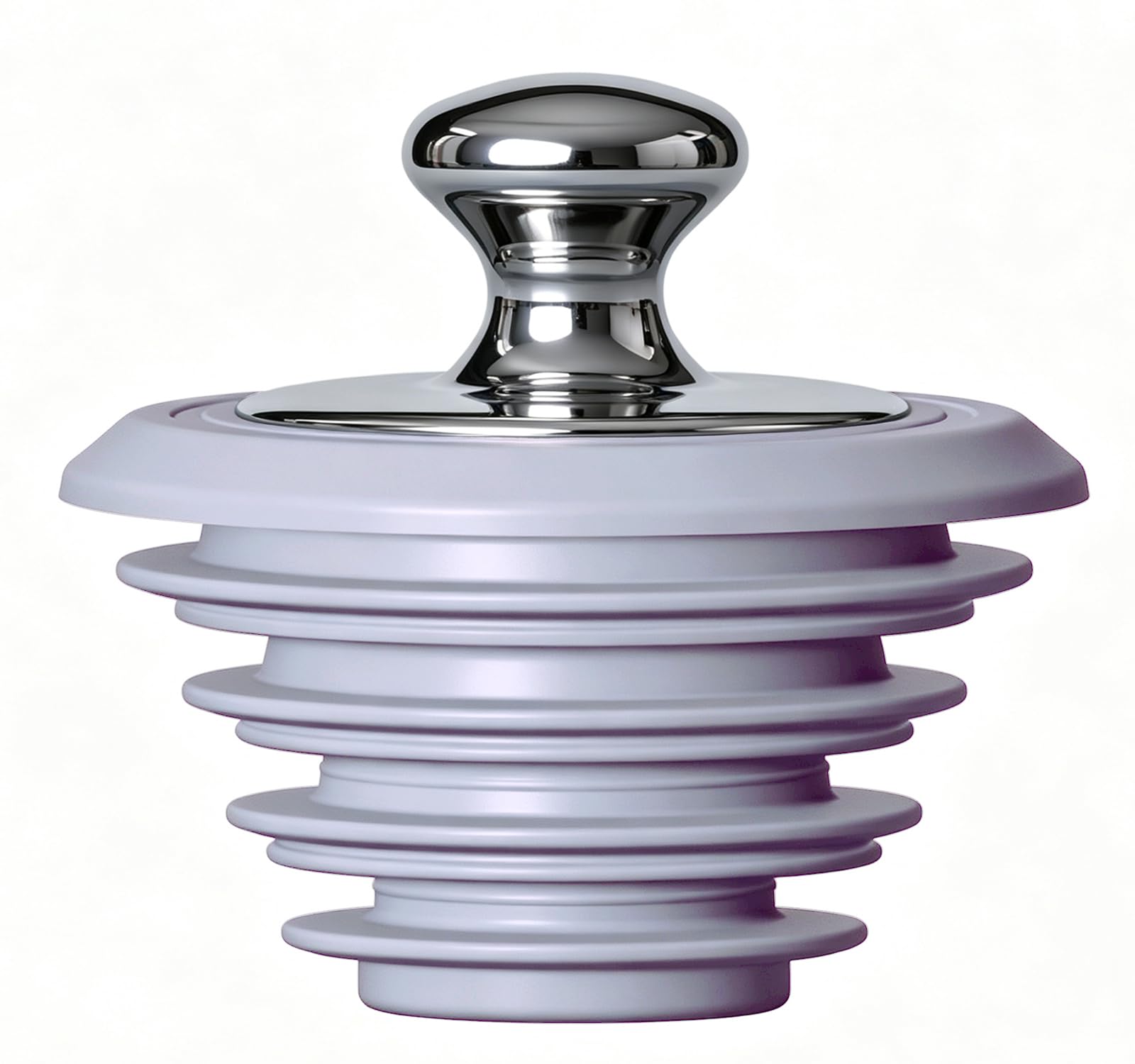 Tapón de Drenaje de bañera, tapón de Silicona para bañera, tapón de Drenaje de Lavabo (Gris, Producto Patentado)