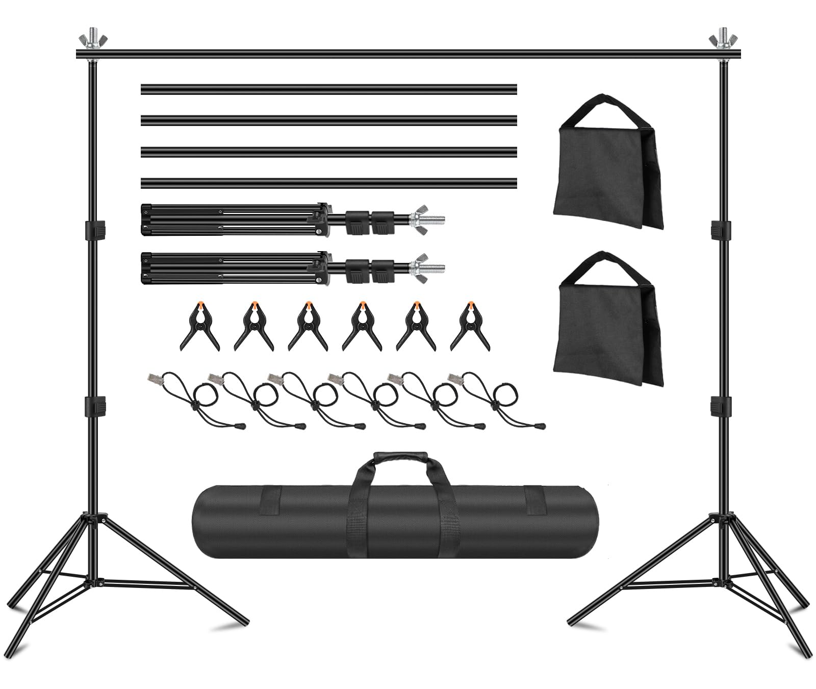 Amazon | NEWKS 10フィート/3m x 8.5フィート/2.6m(WxH) 調節可能な