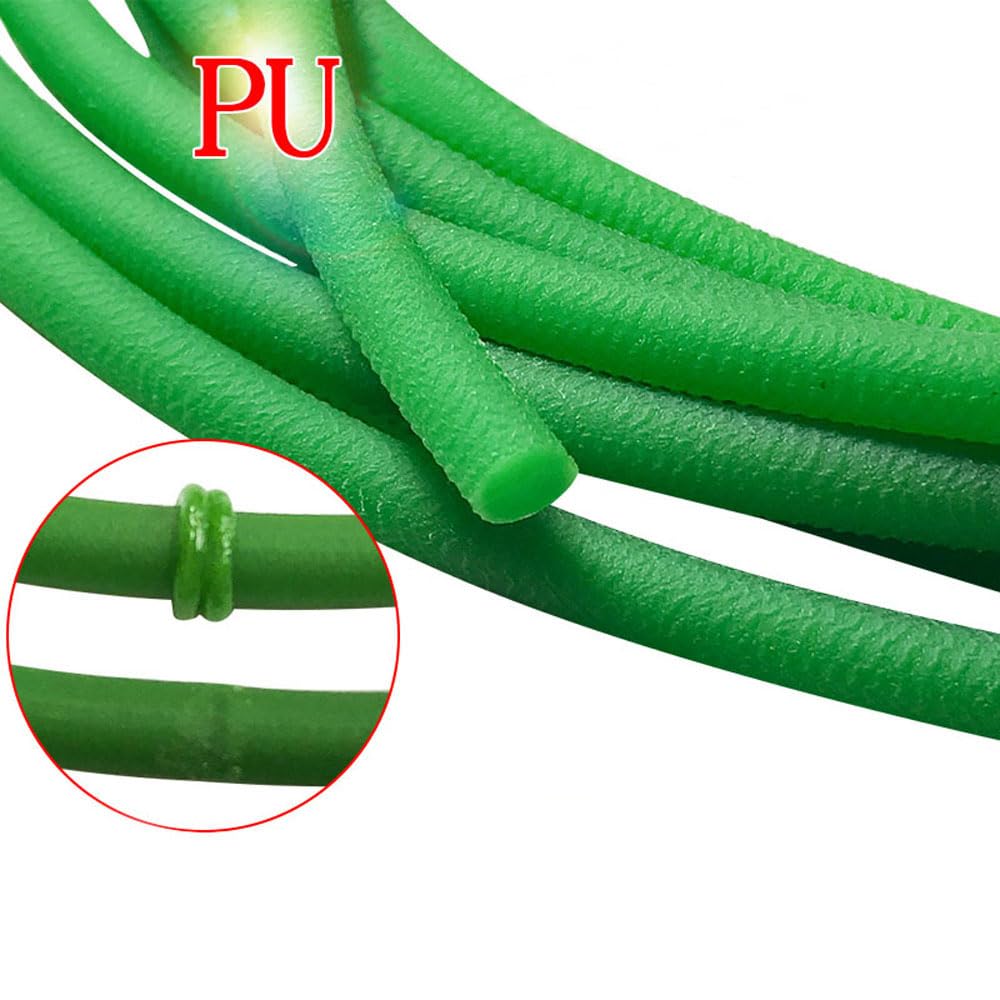 1/2/3/5M zielone poliuretanowe pasy przenośnikowe PU okrągły pasek napędowy średnica topliwego sznurka 2 mm /3 mm /4 mm/ 5 mm /6 mm/ 7 mm/8 mm/10 mm/ 12 mm/ 15 mm (rozmiar: 5 metrów, kolor