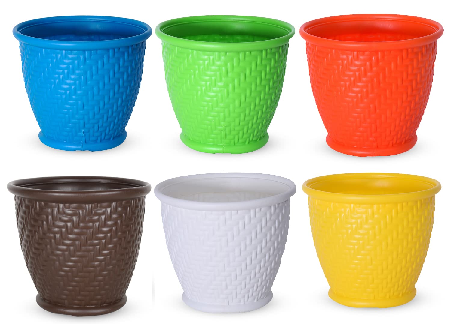 HINS Plastic Candy Pot Set of 6 (12 Inch, Multicolour) (B08MSS3WH8) Amazon Price History, Amazon Price Tracker