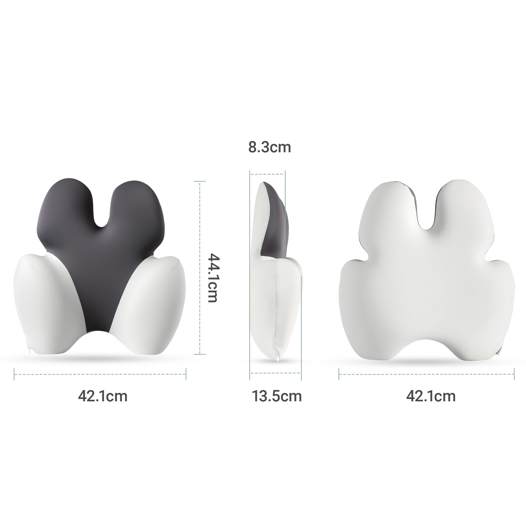 Coussin Lombaire en Mousse à Mémoire de Forme – Coussin Ergonomique de Soutien pour Bureau & Fauteuil Gaming | Certifié Oeko-TEX & CertiPUR-US