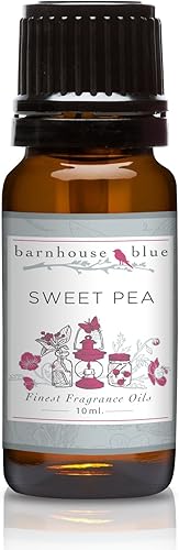 Barnhouse Blue Sweet Pea - Aceites aromáticos de grado prémium para velas, fabricación de jabón y más, 0.3 fl oz