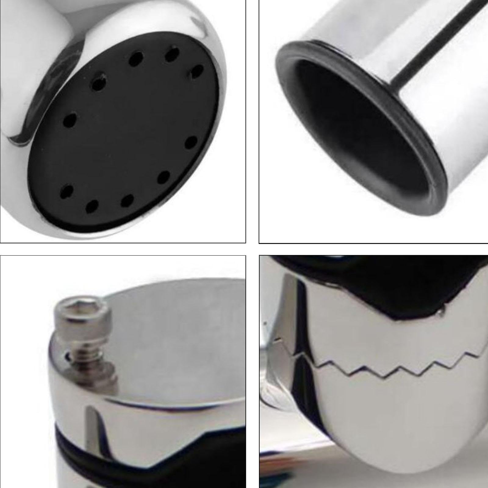 Supporto per canne da pesca per kayak da barca, regolabile, in acciaio Per inox, con morsetto, facile da fissare, accessori, supporto per canna da pesca con morsetto per