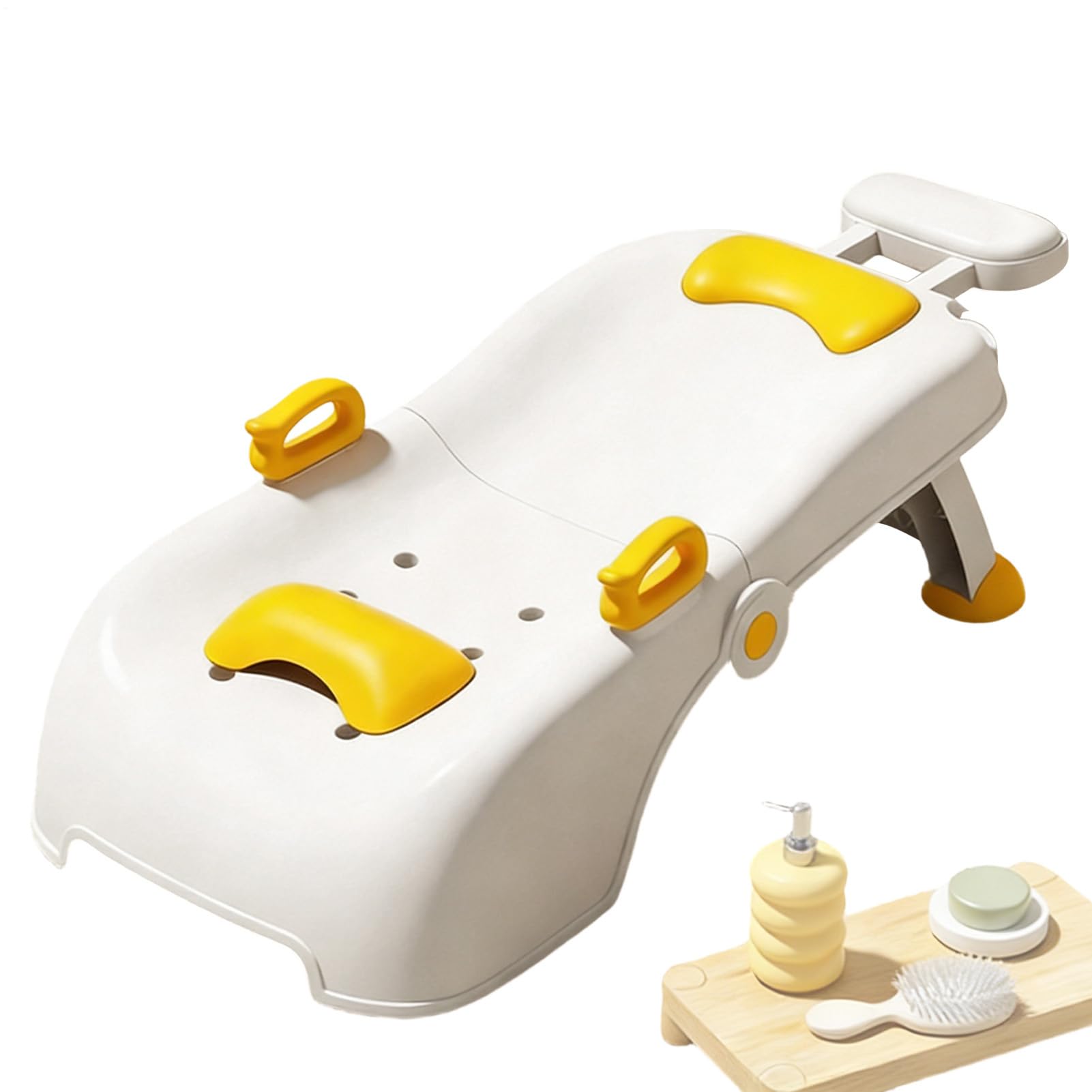 Klappbarer Shampoo-Stuhl für und Babys, Waschstuhl, faltbar und tragbar, Shampoo-Sitz für, Mädchen, zu Hause
