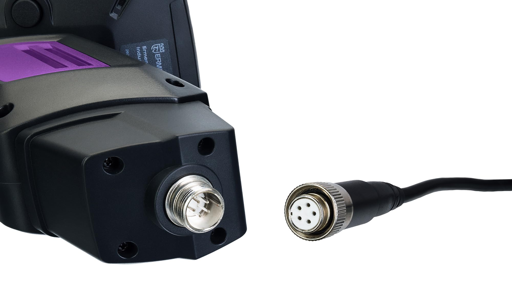 Seek VE60 Cámara Endoscopio Industrial con Pantalla 4,3" HD | Endoscopio de Inspección Doble Lente, IP67 Sonda Flexible de 1m, Cámara con 8 Luces LED, para Auto, Motor, Tuberías